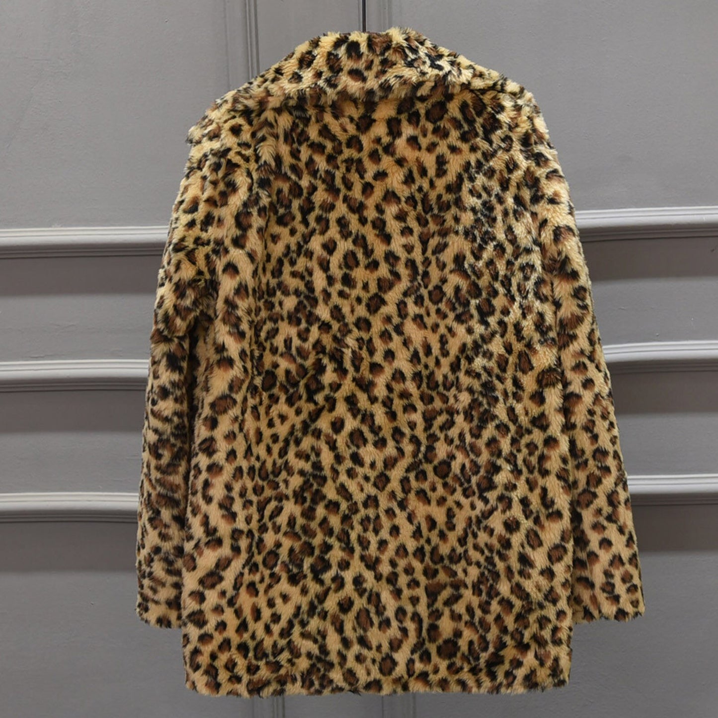 Leopard Coats 2022 New Women Faux Fur Coat Winter Warm Plush Jacket Fashion Artificial Fur Women's Outerwear High Quality #M