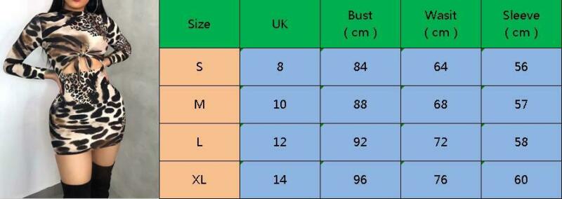 Leopard Print Sexy Hollow Out Women Summer Dress 2019 Long Sleeve O-Neck Bodycon Pleated Short Dress Casual Beach Party Dresses